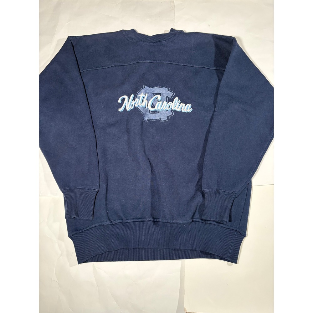 Vintage North Carolina Tar Heels Crewneck Sweater Mens Medium UNC Embroidered